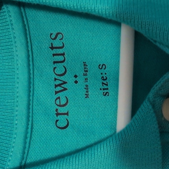 Boys Crewcuts Turquoise Green Polo with Embroidered Turtle NWT Size S - Picture 3 of 6